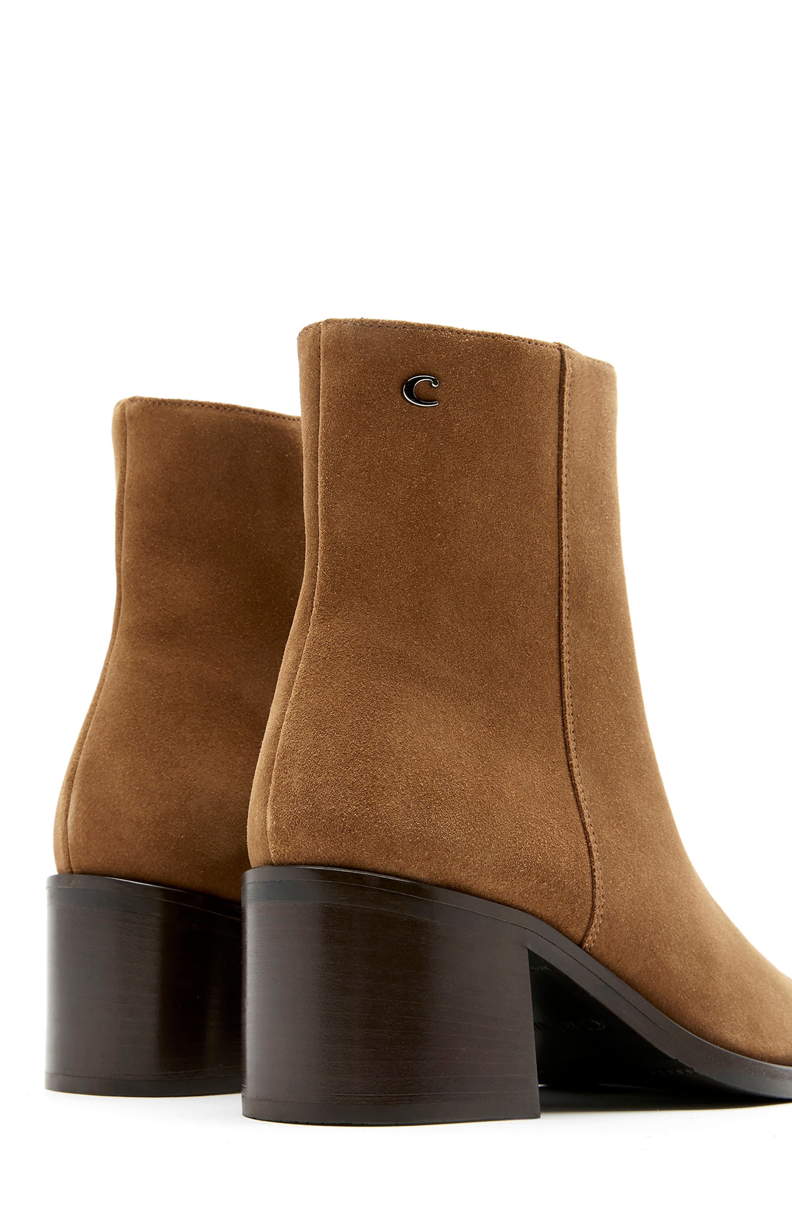 La Canadienne Julieta City Dry<sup>™</sup> Waterproof Bootie, Alternate, color, Toffee Suede