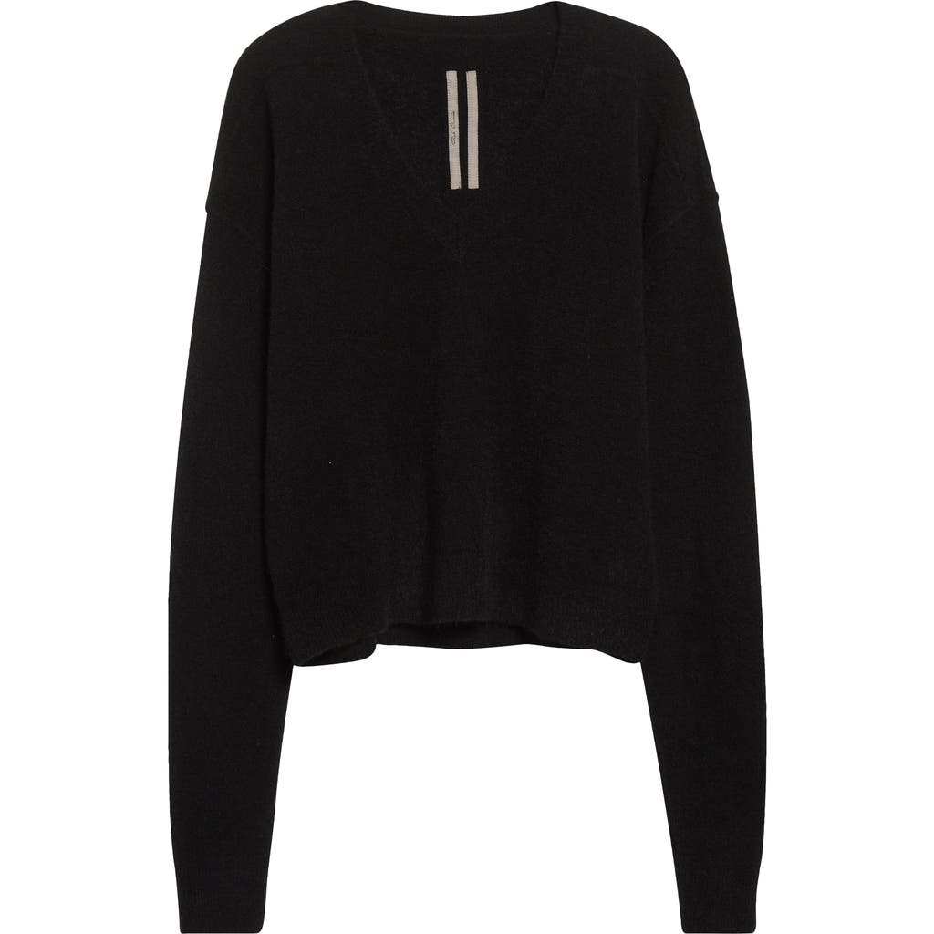 Rick Owens Eclipse Knit Sweater Black Knitwear Black In Black
