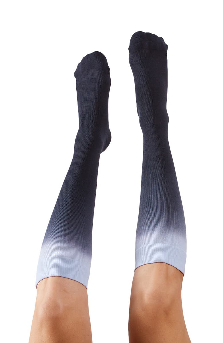 COMRAD Assorted 2-Pack Ombré Compression Knee High Socks, Alternate, color,