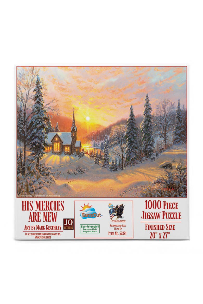 His Mercies are New 1000 piece Jigsaw Puzzle for Adults, Alternate, color, Multicolor