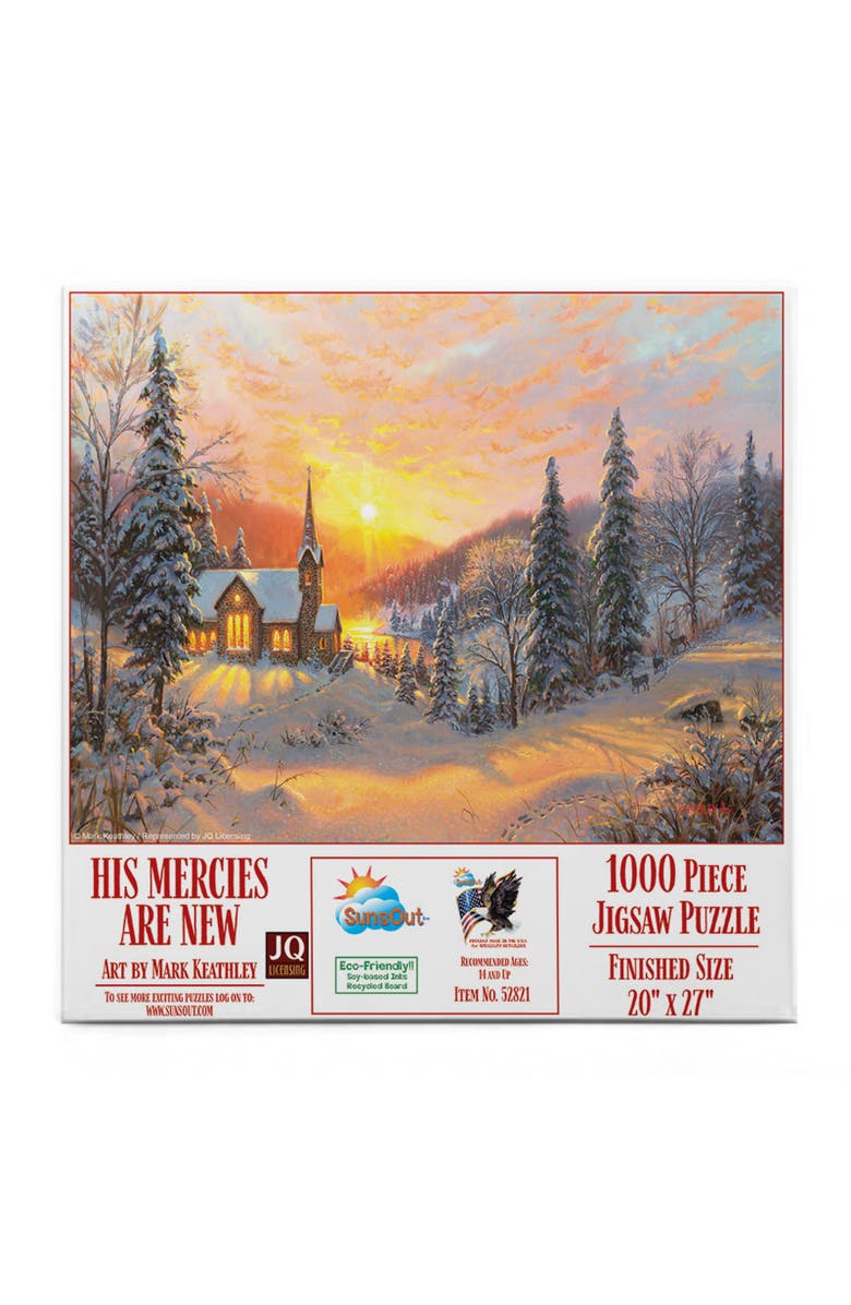 Sunsout His Mercies are New 1000 piece Jigsaw Puzzle for Adults, Alternate, color, Multicolor