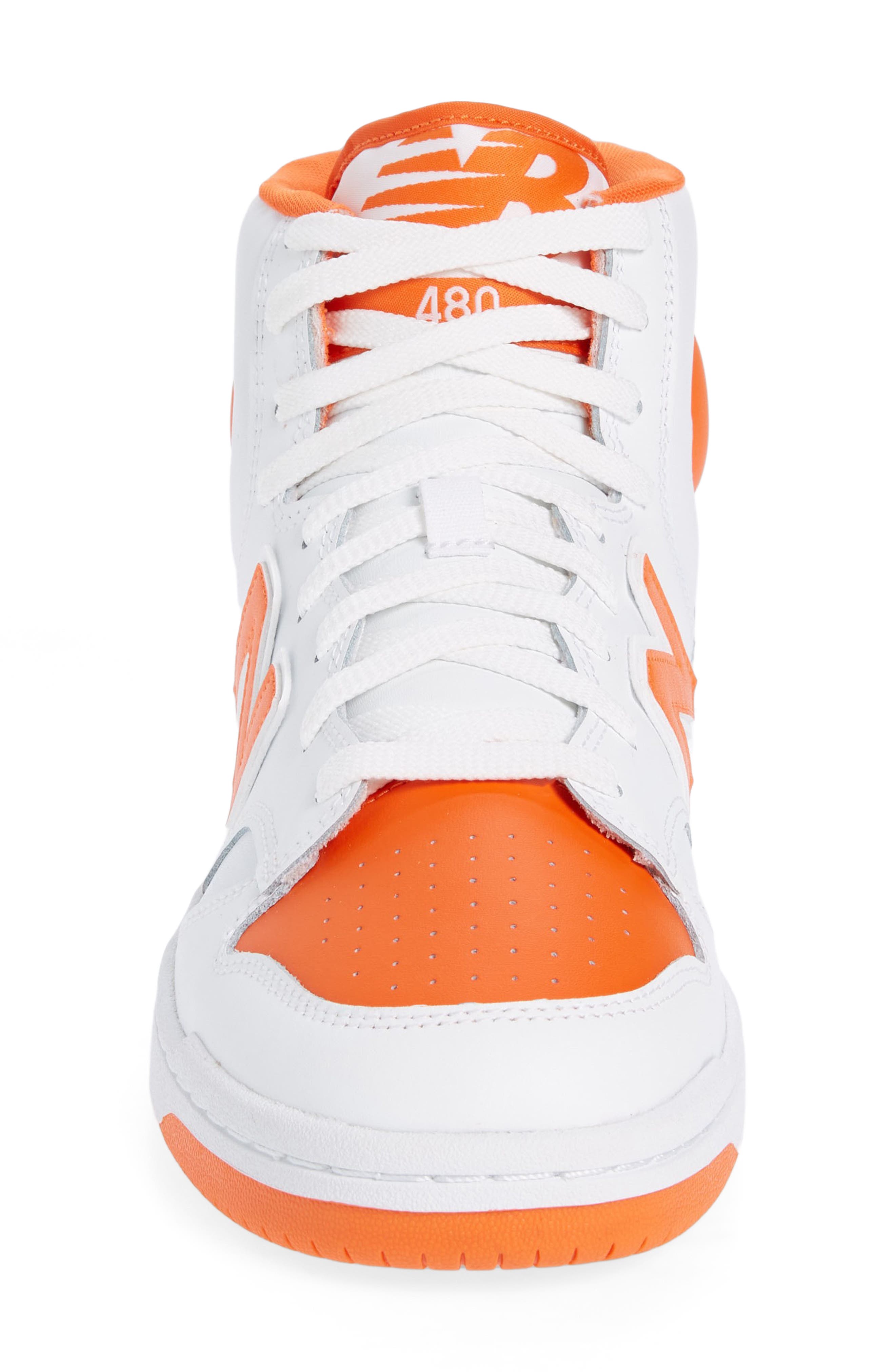 New Balance Gender Inclusive 480 High Top Basketball Sneaker, Alternate, color, 