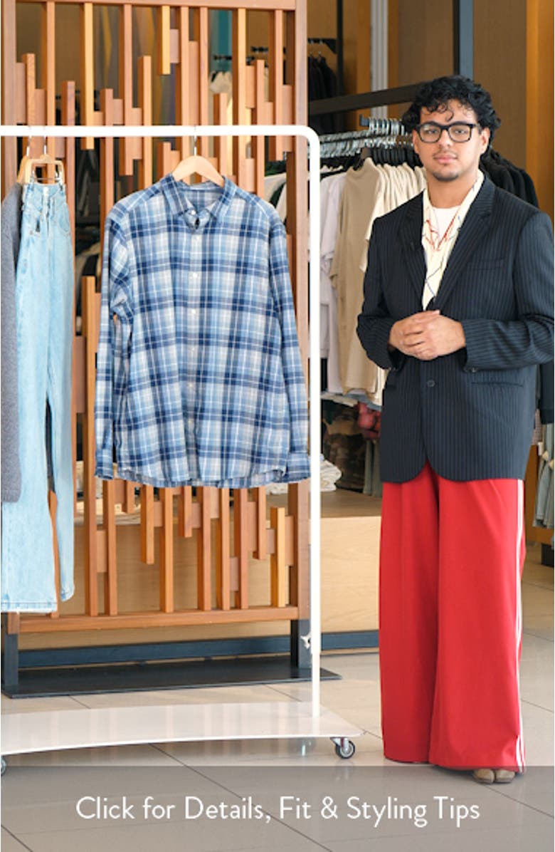 Brant Plaid Tech Twill Button-Up Shirt, sales video thumbnail