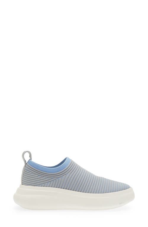 Rag & Bone Brixley Knit Slip-on Sneaker In Grey/blue