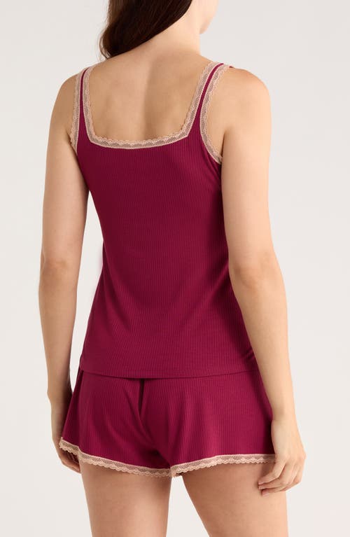 Honeydew Revival Rib Short Pajamas In Pink