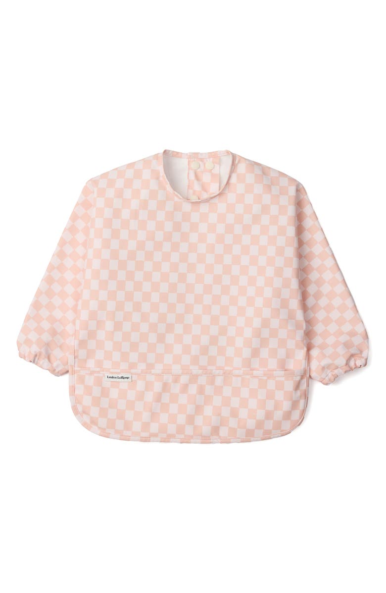 Loulou Lollipop Long Sleeve Bib & Learning Utensils Set, Alternate, color, 