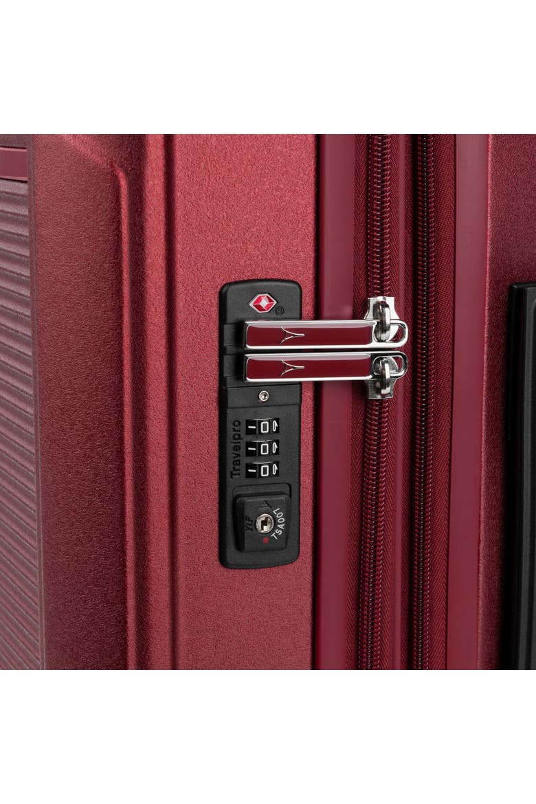 Platinum Elite Hardside 21" Carry On Spinner Luggage, Alternate, color, Daring Red