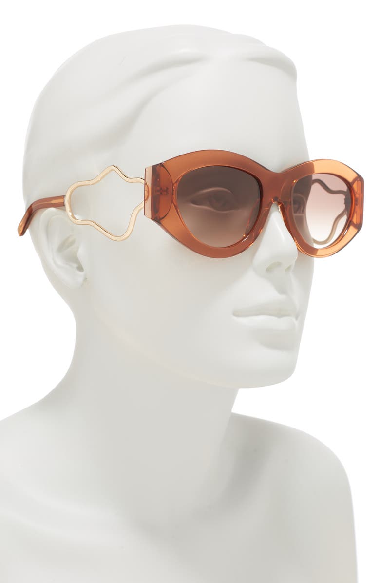 Pared x Holly Ryan Serra Sun 50mm Square Sunglasses, Alternate, color,