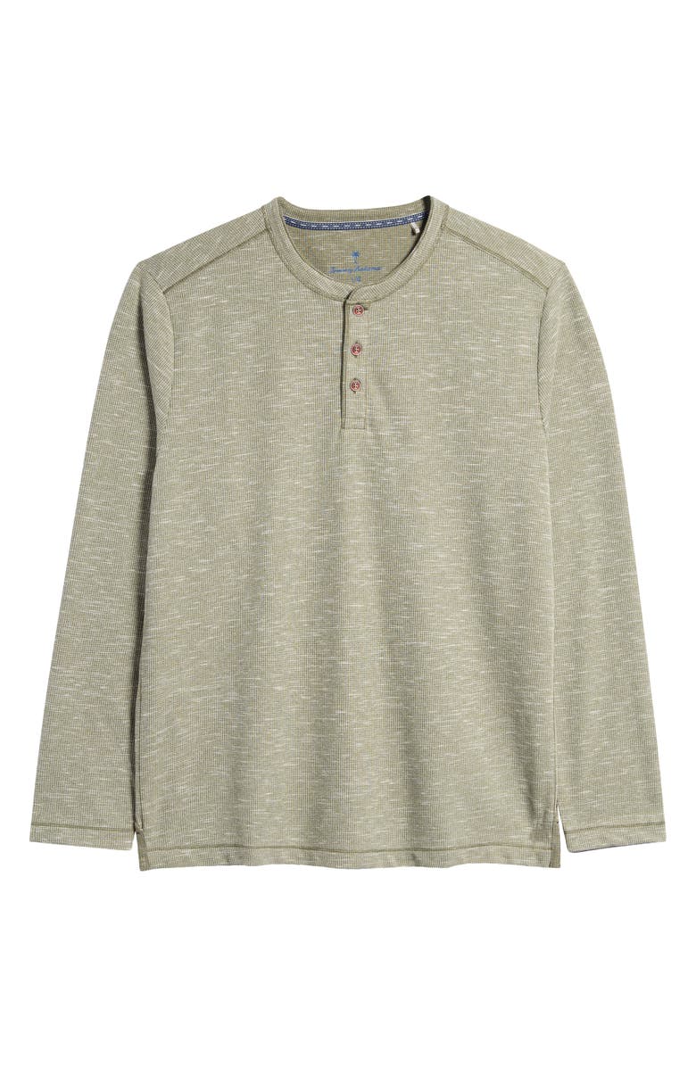 Tommy Bahama Morro Beach Long Sleeve Henley, Alternate, color, Tea Leaf