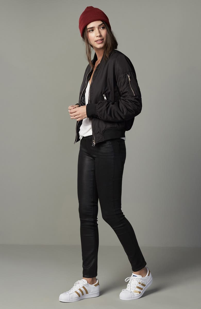 Topshop MA1 Bomber Jacket, Alternate, color,