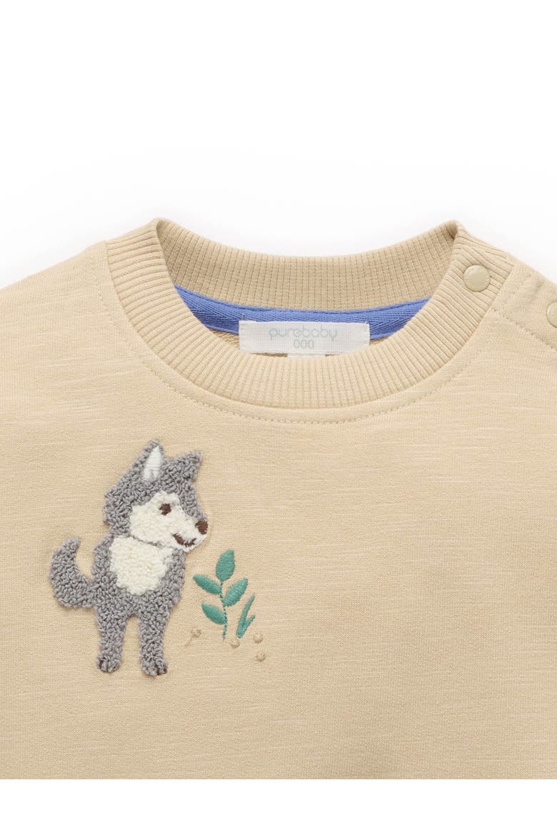 Little Wolf Windcheater, Alternate, color, Oatmeal