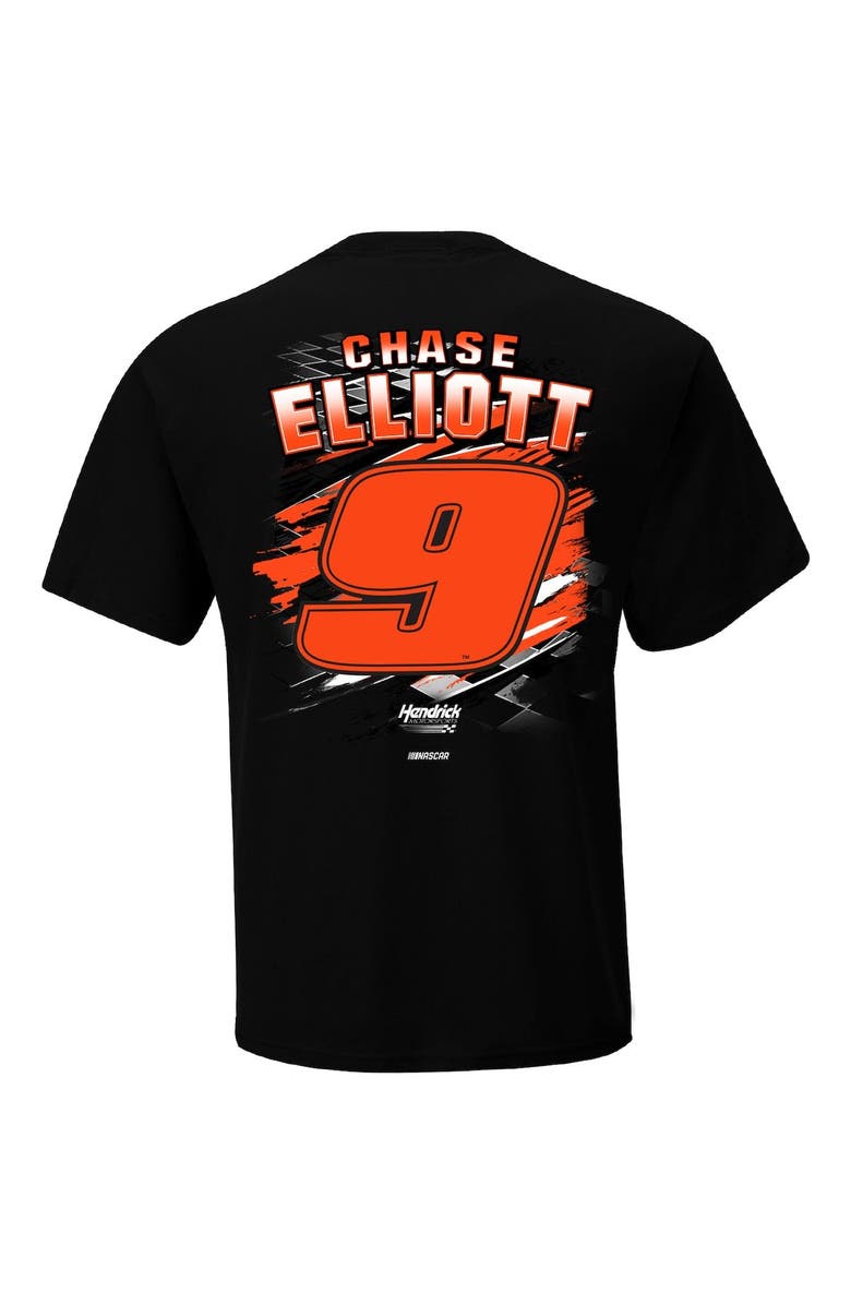 HENDRICK MOTORSPORTS TEAM COLLECTION Men's Hendrick Motorsports Team Collection Black Chase Elliott Hooters Fuel T-Shirt, Alternate, color, 