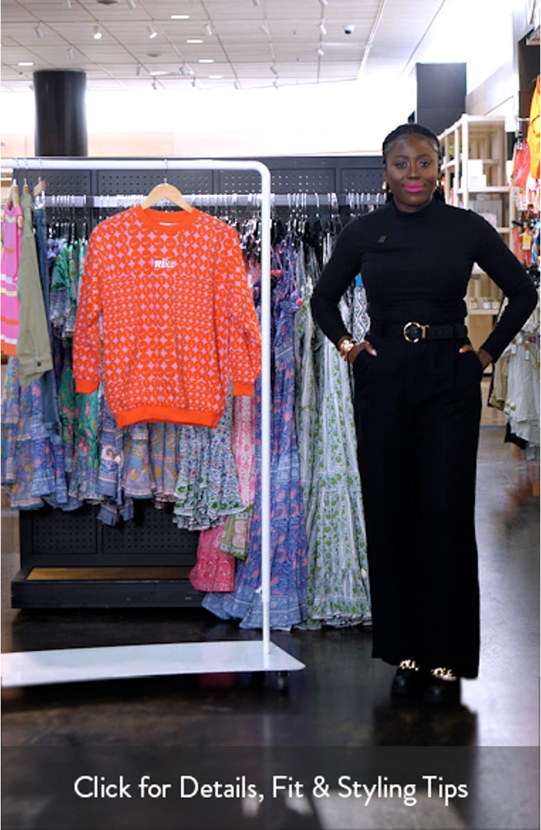 Kids' Sportswear Club Fleece Oversize Crewneck Sweatshirt, sales video thumbnail