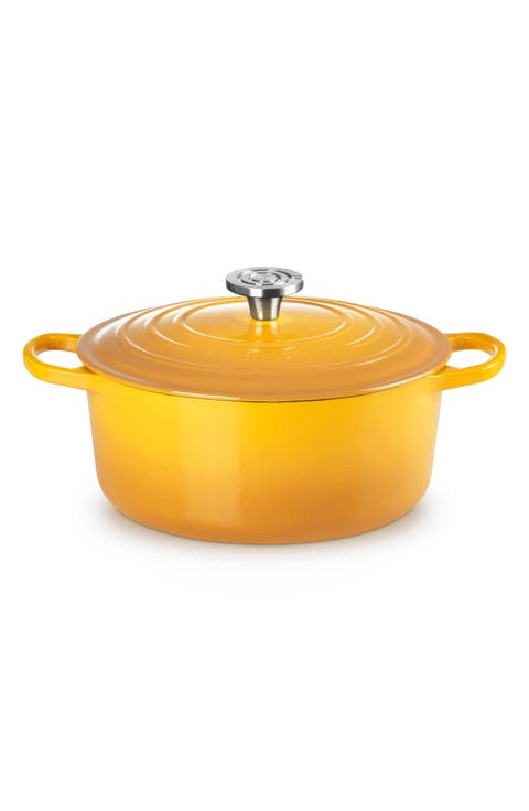 Enameled Cast Iron Round Dutch Oven