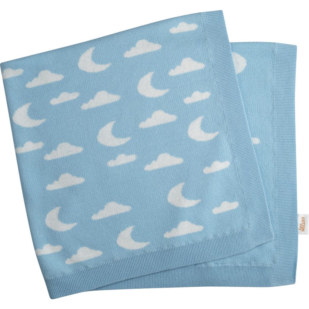 Shop Rachel Riley Cloud & Moon Knit Blanket