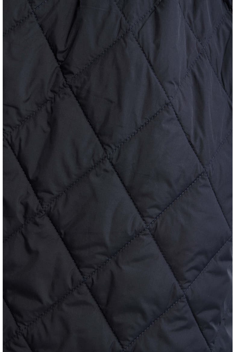 Water Repellent Quilted Jacket, Alternate, color, DARK INDIGO