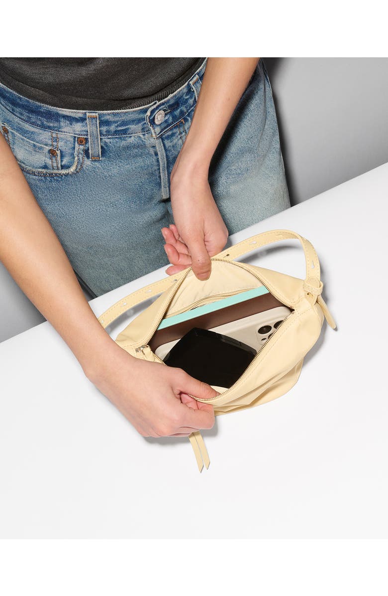 MZ Wallace Small Waverly Nylon Hobo Bag, Alternate, color, Chamomile