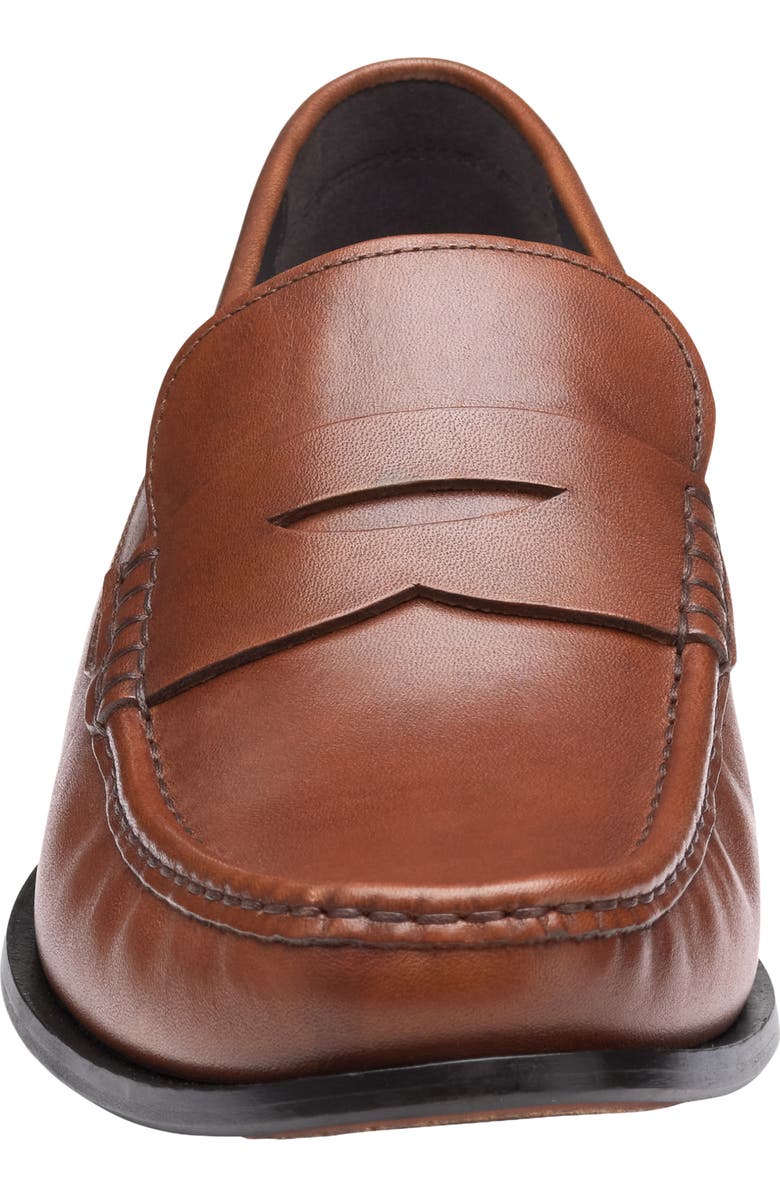 Johnston & Murphy Humphrey Penny Loafer, Alternate, color, Tan Full Grain