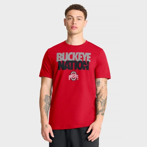 Men's Nike Scarlet Ohio State Buckeyes Campus Local Madness T-Shirt