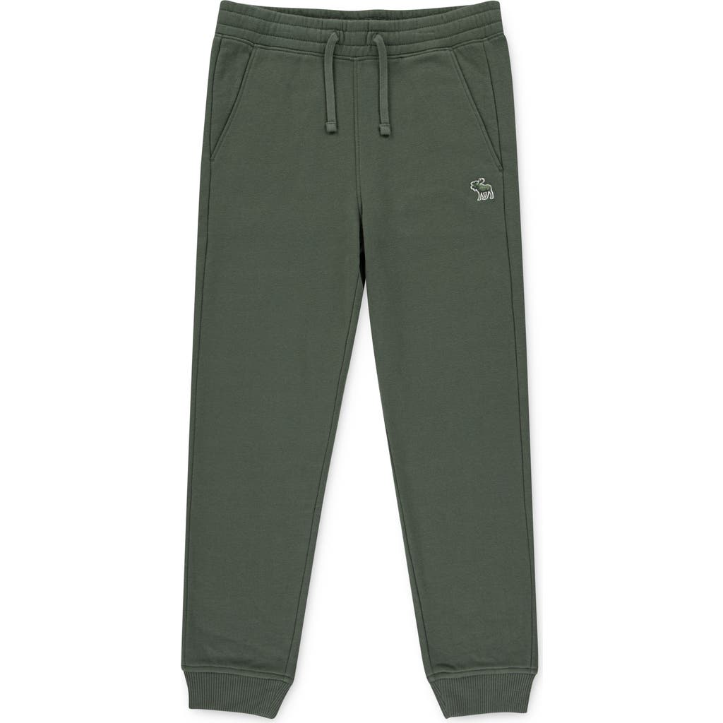 Abercrombie Kids Kids' Essential Fleece Joggers In Green
