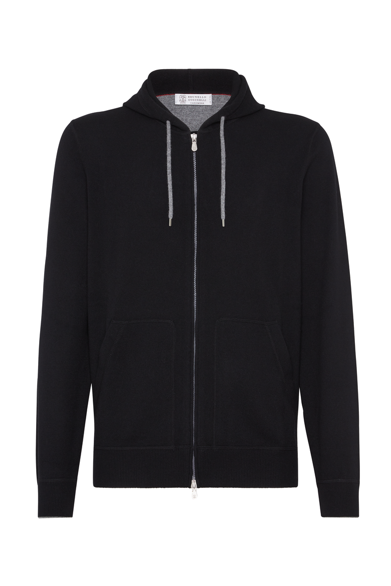 Sweatshirt-style cardigan, Main, color, Black