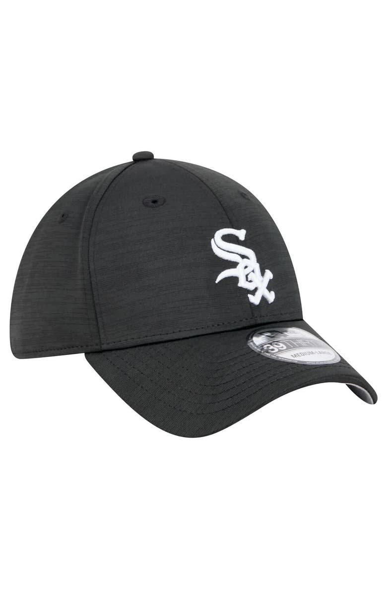 New Era Men's New Era Black Chicago White Sox Tech 39THIRTY Flex Hat, Alternate, color, Black