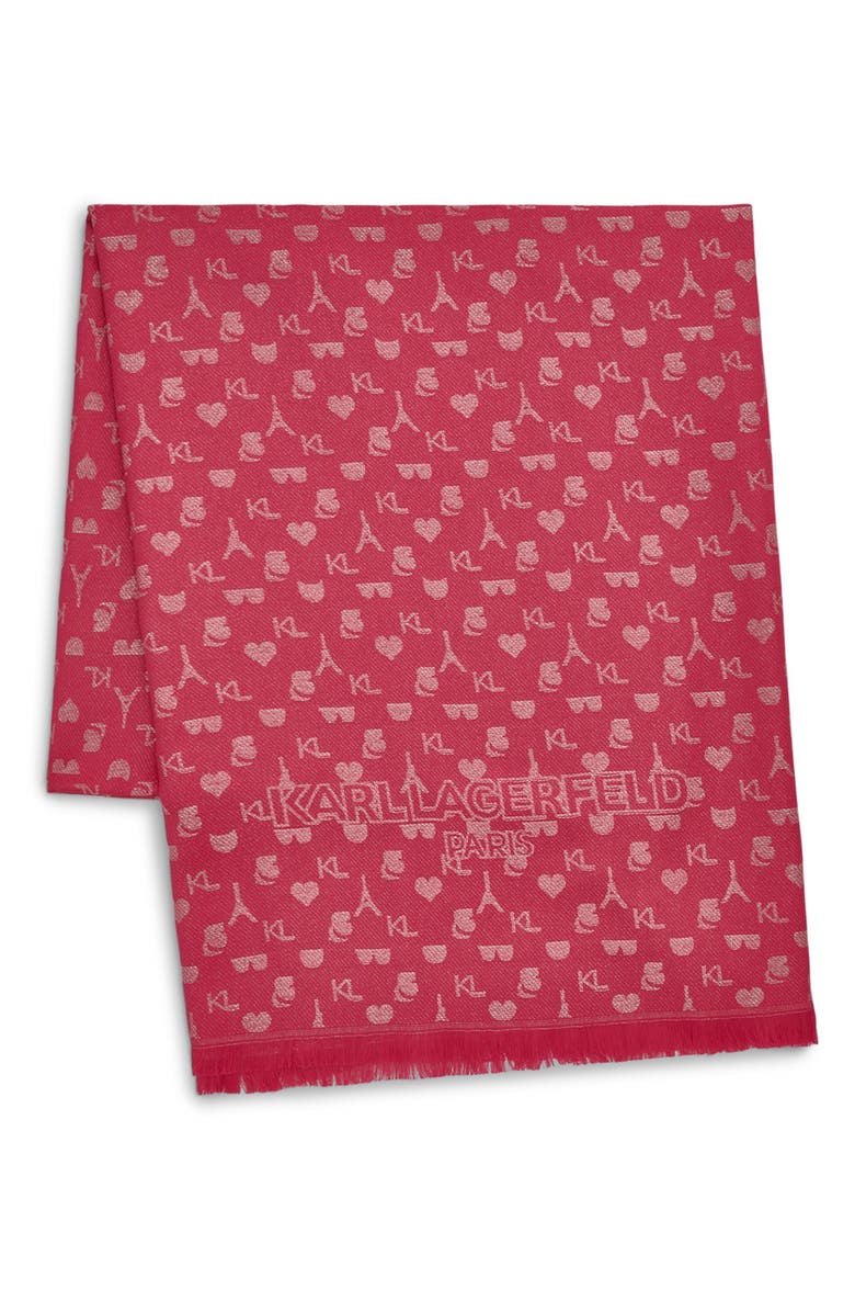 Metallic Logo Scarf