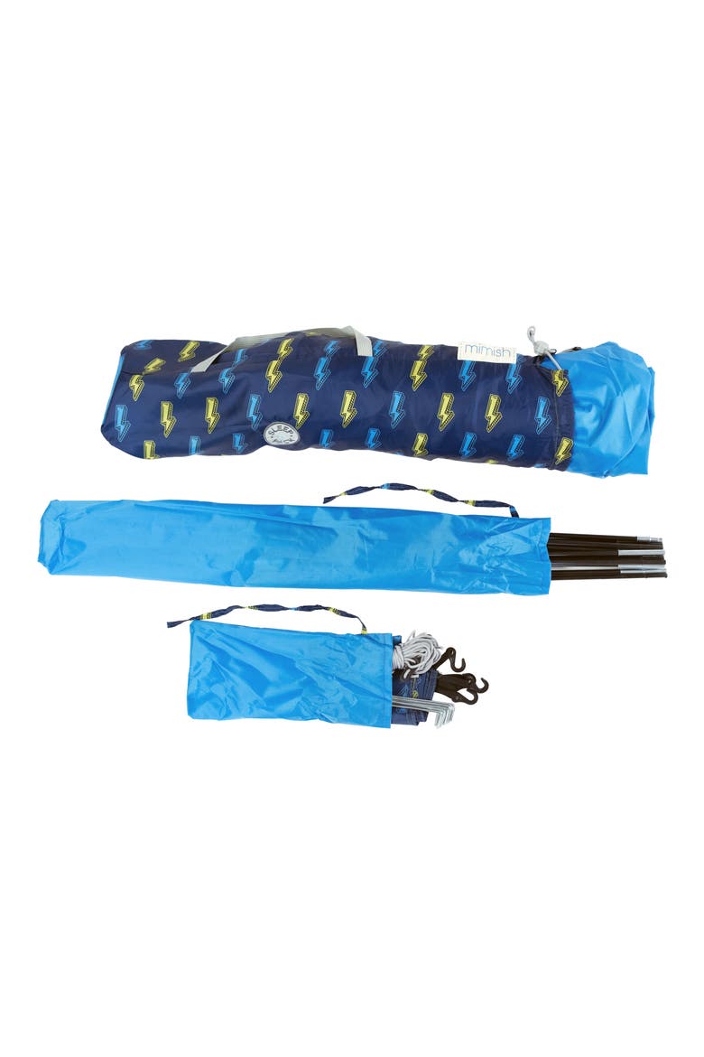 Lightning Bolts Play Tent, Alternate, color, BLUE