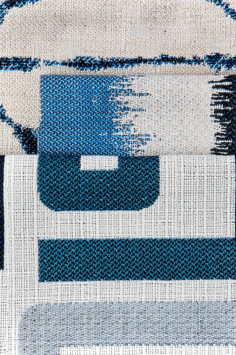Trilogy Indigo Indoor & Outdoor Woven Accent Pillow, Alternate, color, Indigo