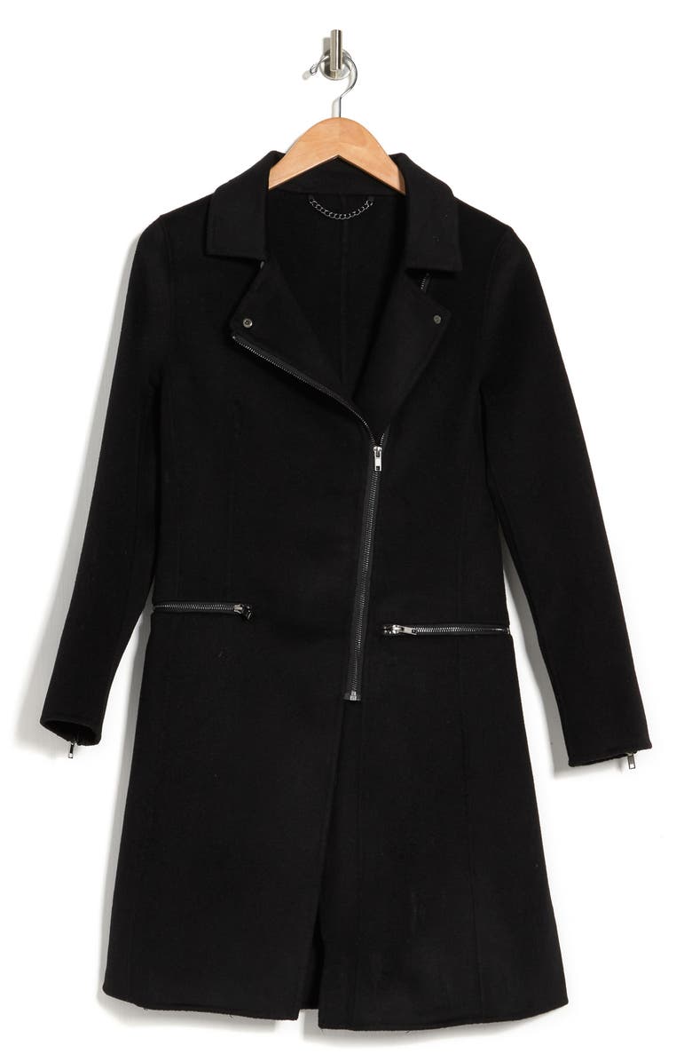 Belle & Bloom BELLE AND BLOOM Last Chance Wool Blend Coat, Alternate, color, Black
