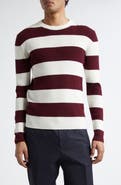 Moncler Rugby Stripe Wool Sweater