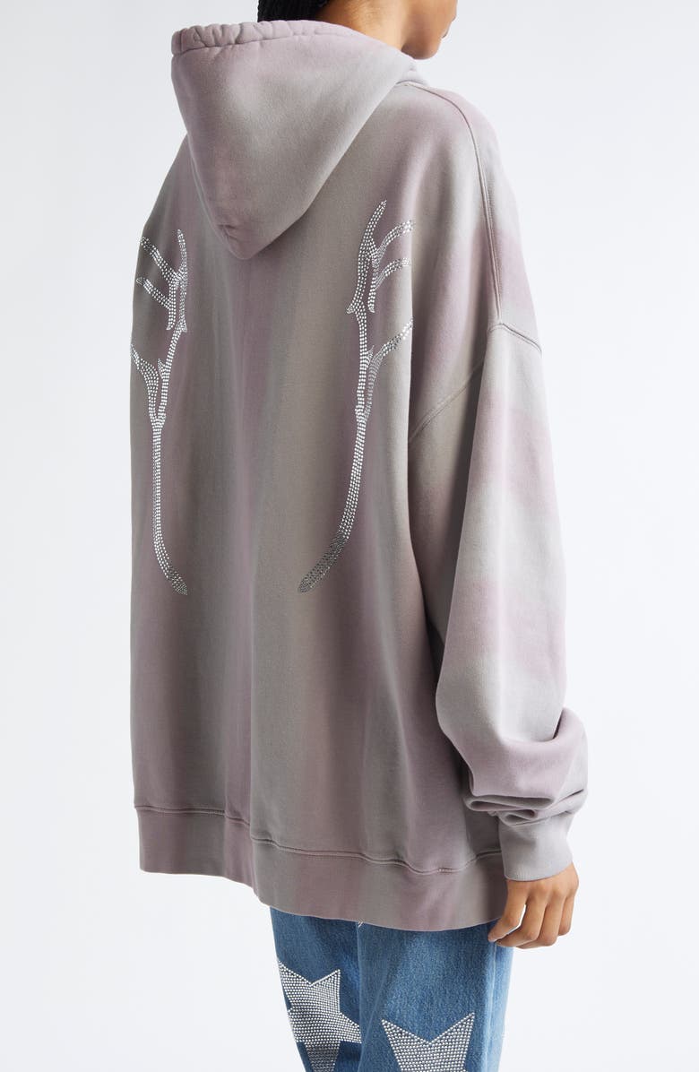 Collina Strada Soft Heart Oversize Fleece Hoodie, Alternate, color,