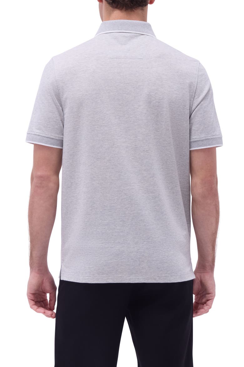 Tipped Contrast Collar Polo, Alternate, color, CEMENT