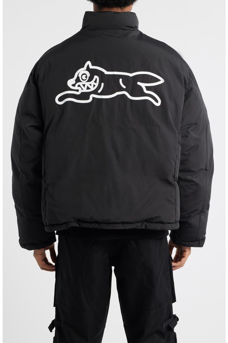 Archie Graphic Puffer Jacket, Alternate, color, BLACK