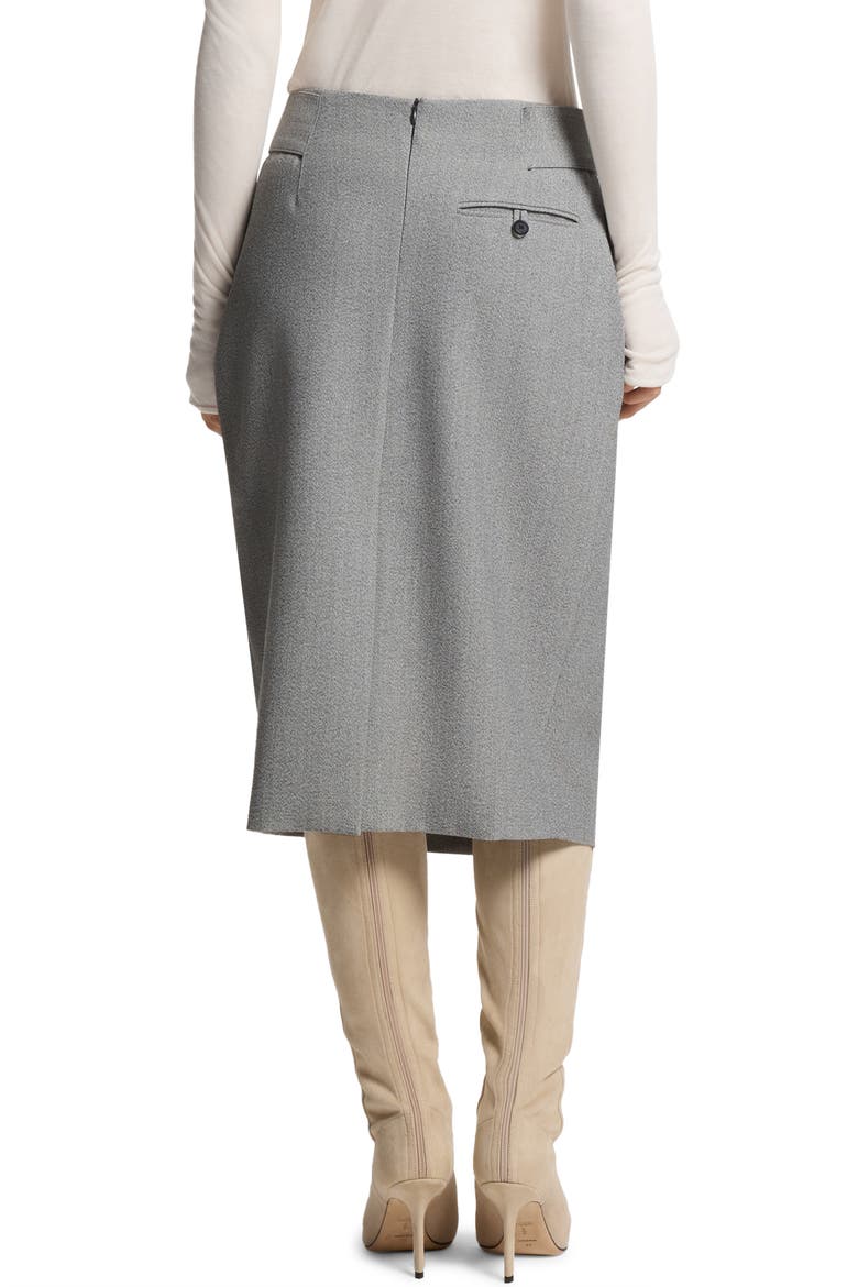 Vakava Tie Waist Skirt, Alternate, color, SILVER GREY SHARKSKIN