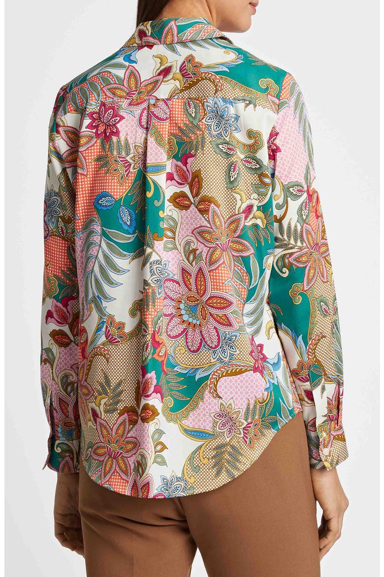 Charlie Floral Paisley Cotton Button-Up Shirt, Alternate, color, MULTI PAISLEY