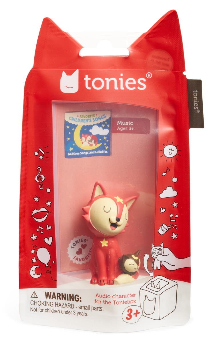 tonies Bedtime Songs Tonie Audio Character, Alternate, color, Red