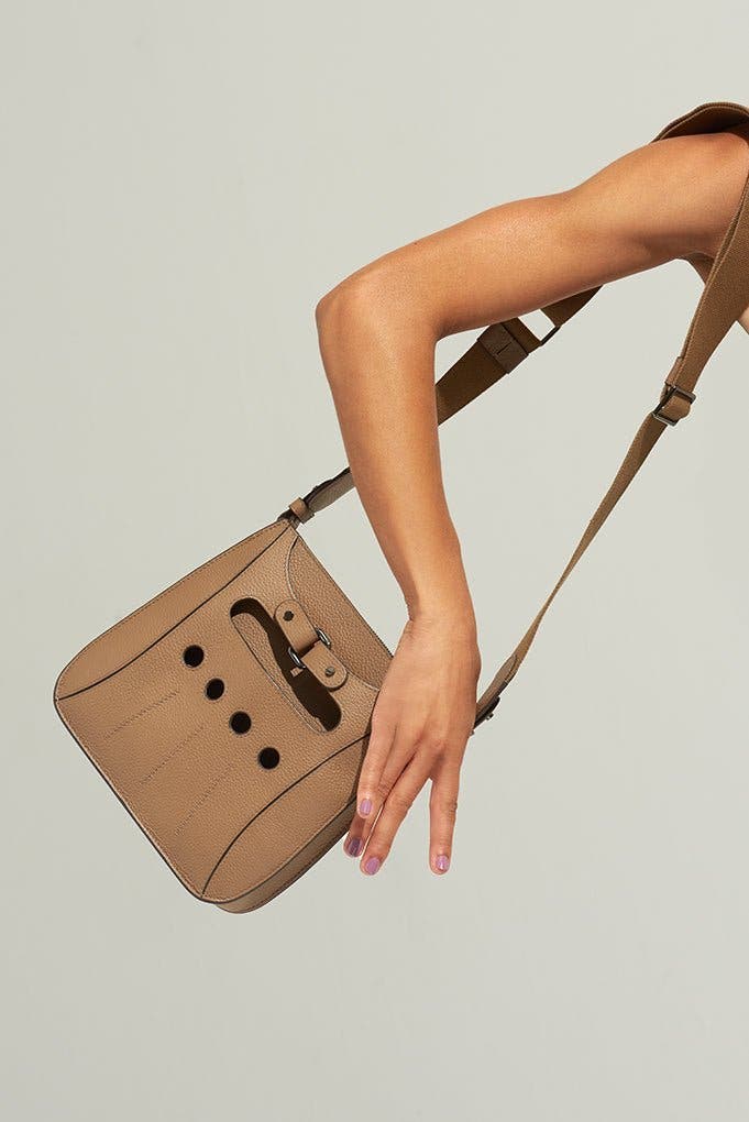 PERRIN PARIS Cabbie Xbody Bag, Alternate, color, Sepia