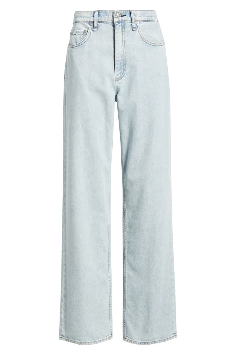 Shea High Waist Relaxed Straight Leg Jeans, Alternate, color, CLIFFSIDE