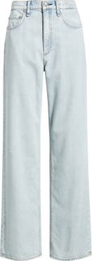 rag & bone Shea High Waist Relaxed Straight Leg Jeans