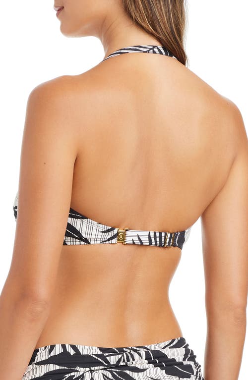 Bleu Rod Beattie Rod Beattie Twist Bandeau Bikini Top In Black