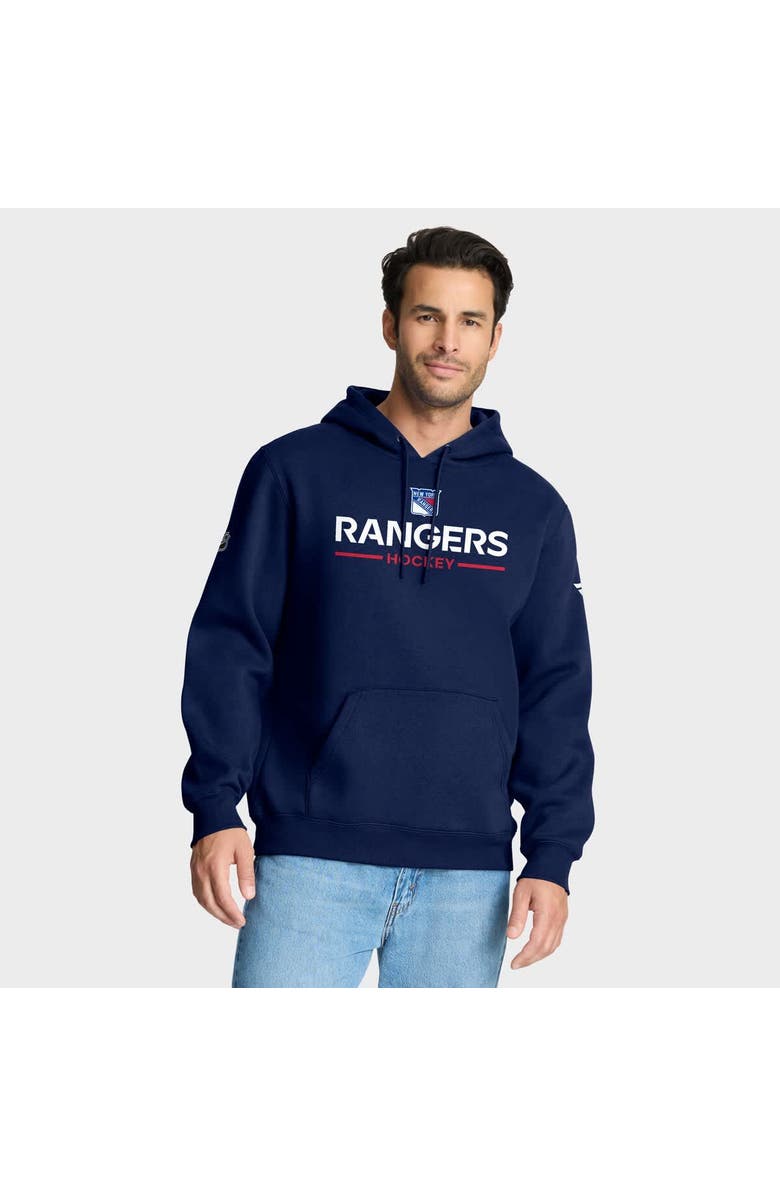 FANATICS Men's Fanatics Navy New York Rangers Authentic Pro Primary Hoodie, Main, color, Navy