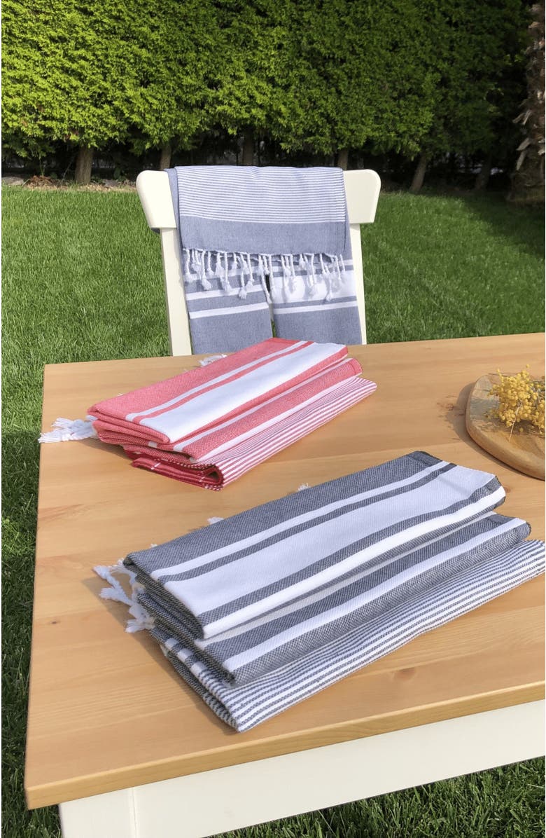 Olive & Linen Essential Turkish Hand / Kitchen Towel Set of 3, Alternate, color,