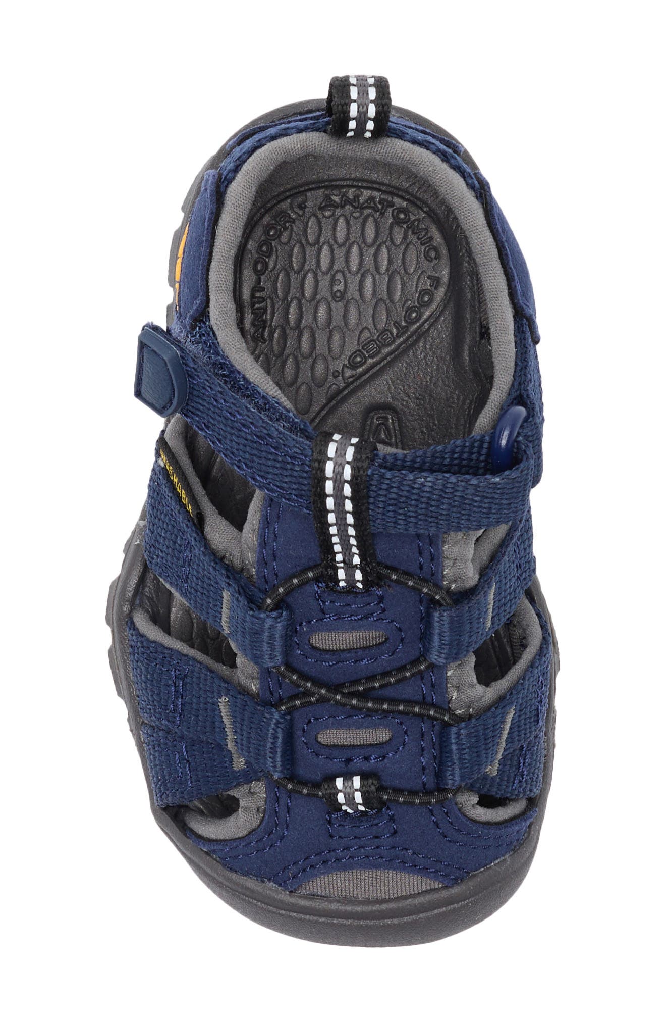 KEEN Kids' Seacamp II CNX Sandal, Alternate, color, Naval Academy/Drizzle