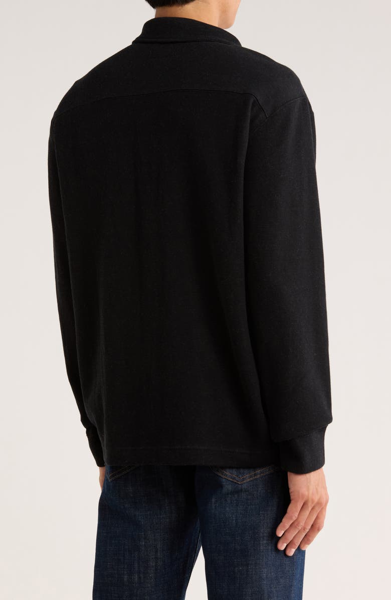 Quiksilver Playa Clipper Half Zip Sweatshirt, Alternate, color, Black