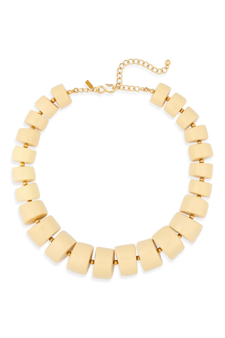 Faux Ivory Statement Necklace, Main, color, IVORY