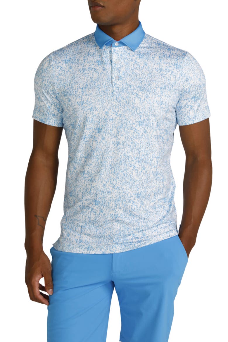 Cannon Performance Polo, Main, color, MALIBU BLUE