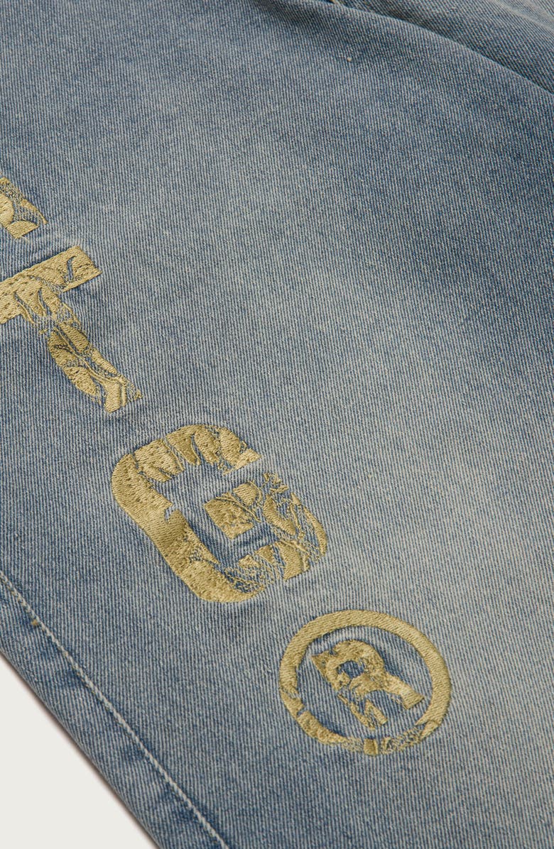 HONOR THE GIFT HTG Branded Straight Leg Jeans, Alternate, color, 