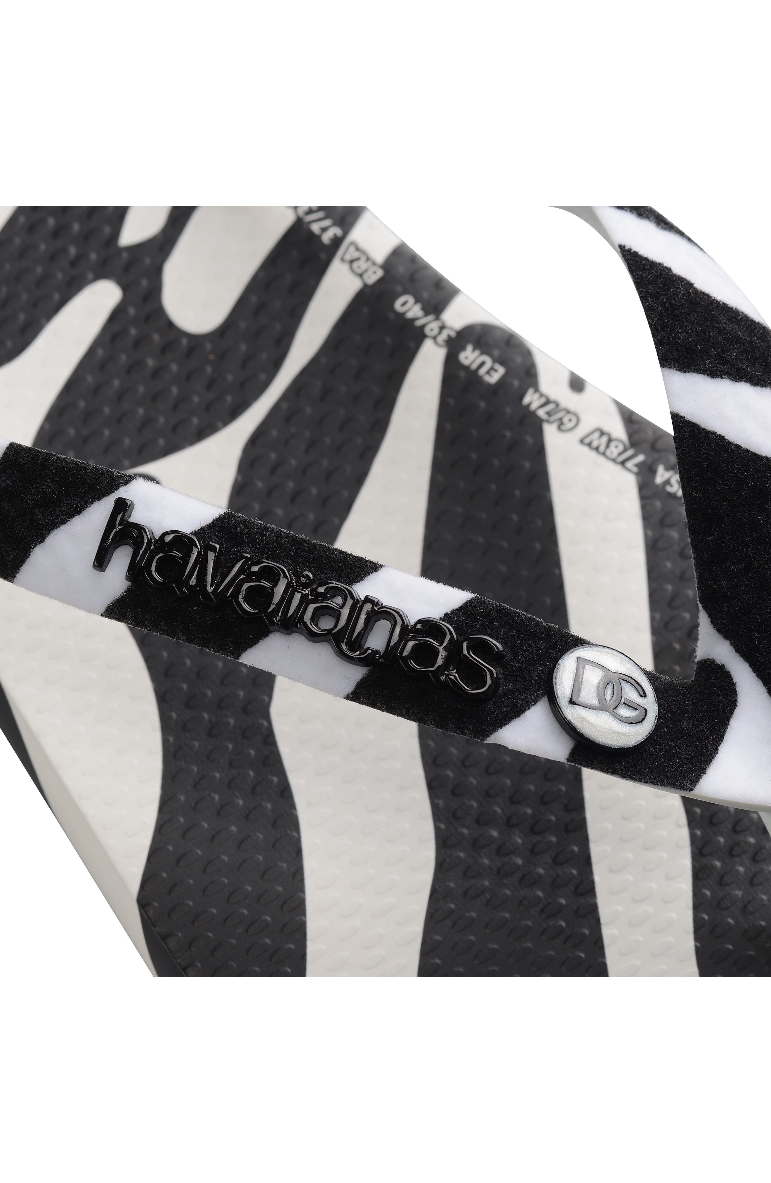 Havaianas x Dolce & Gabbana Flip Flop, Alternate, color, 