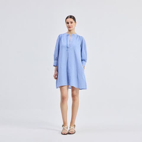 Oversized Tunic Dress with Optional Belt